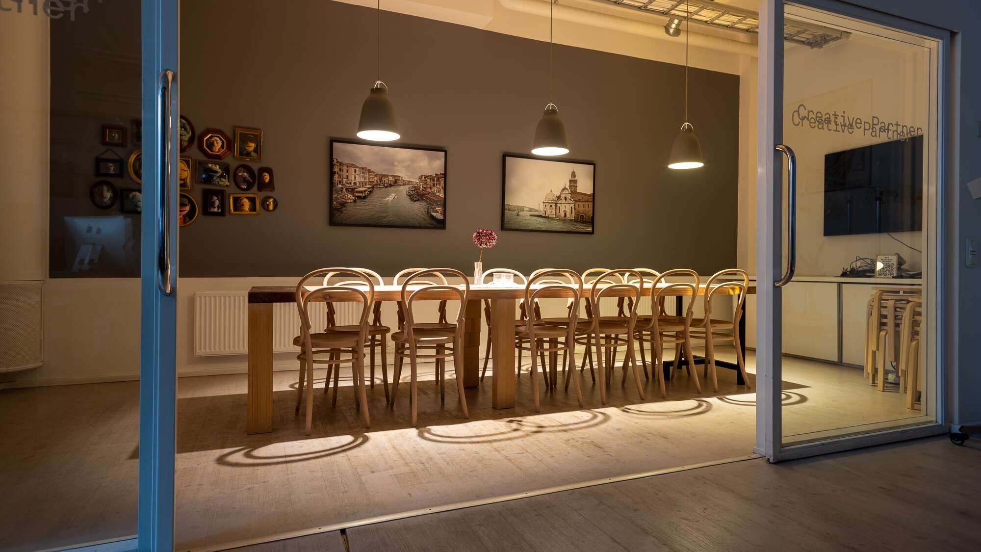 A large table